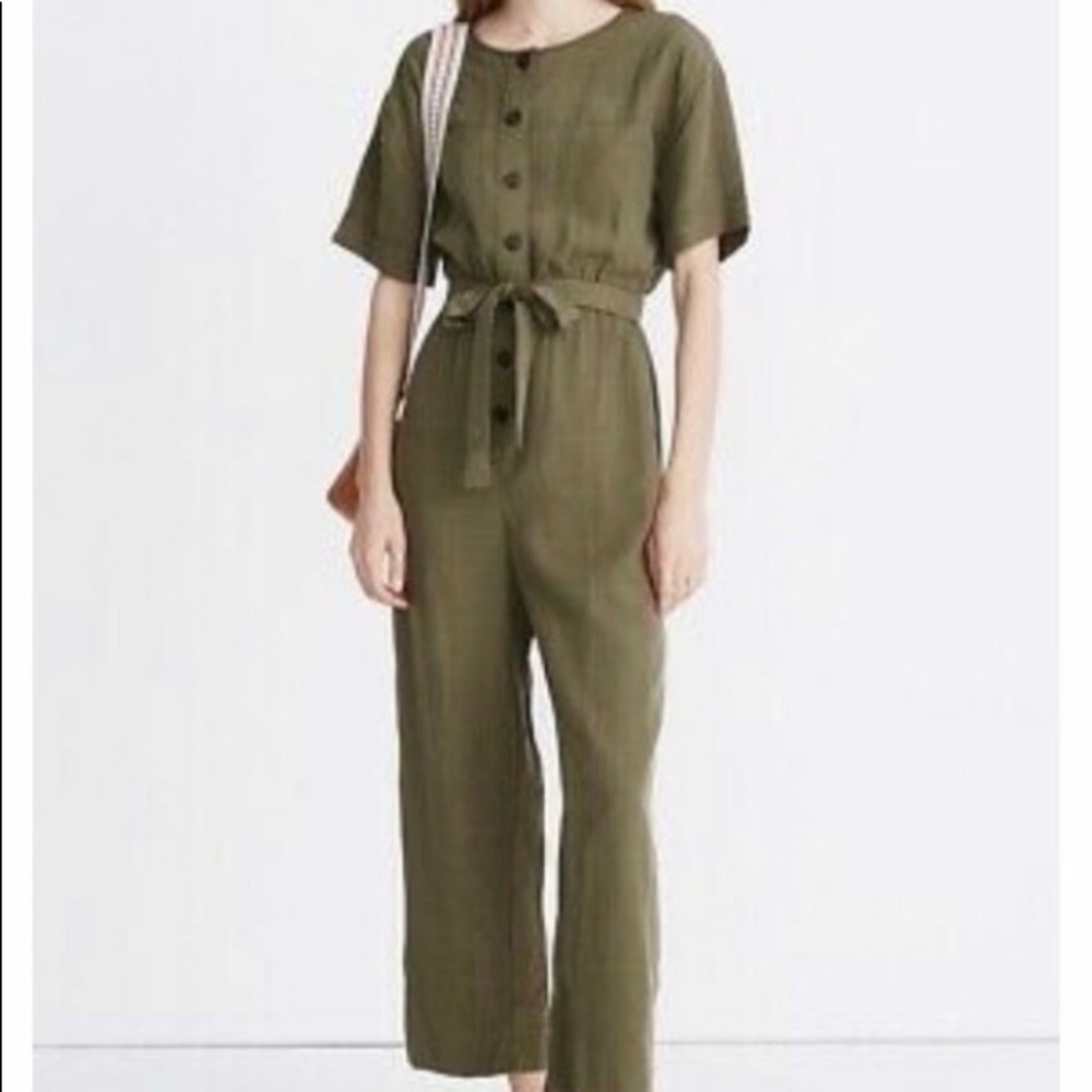 Madewell Olive Green Jumpsuit